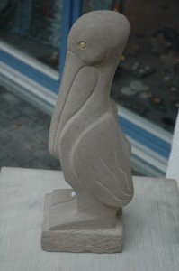Pelikan aus Sandstein     